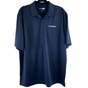 TREK Men’s Navy/Black Polo Shirt Sz XL‎